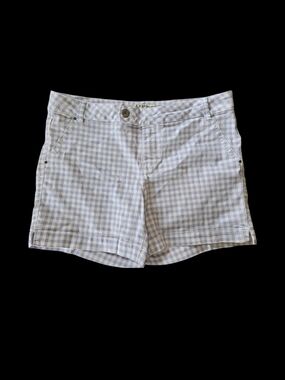d. jeans Light Blue Gingham Women's Shorts